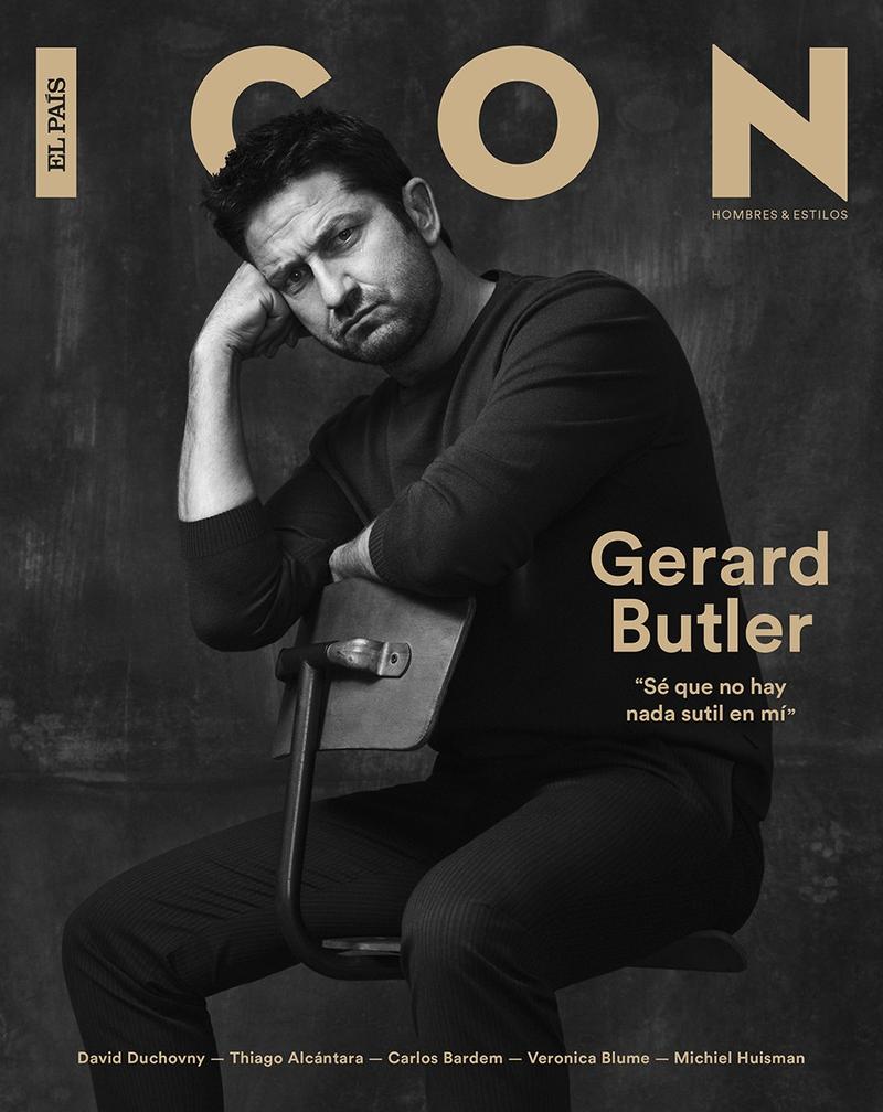 Gerard Butler covers Icon El País.