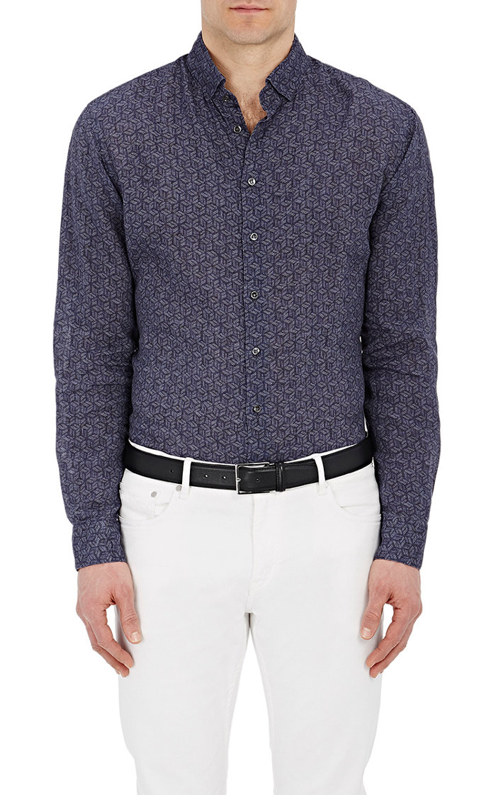 Giorgio Armani Geometric Pattern Shirt