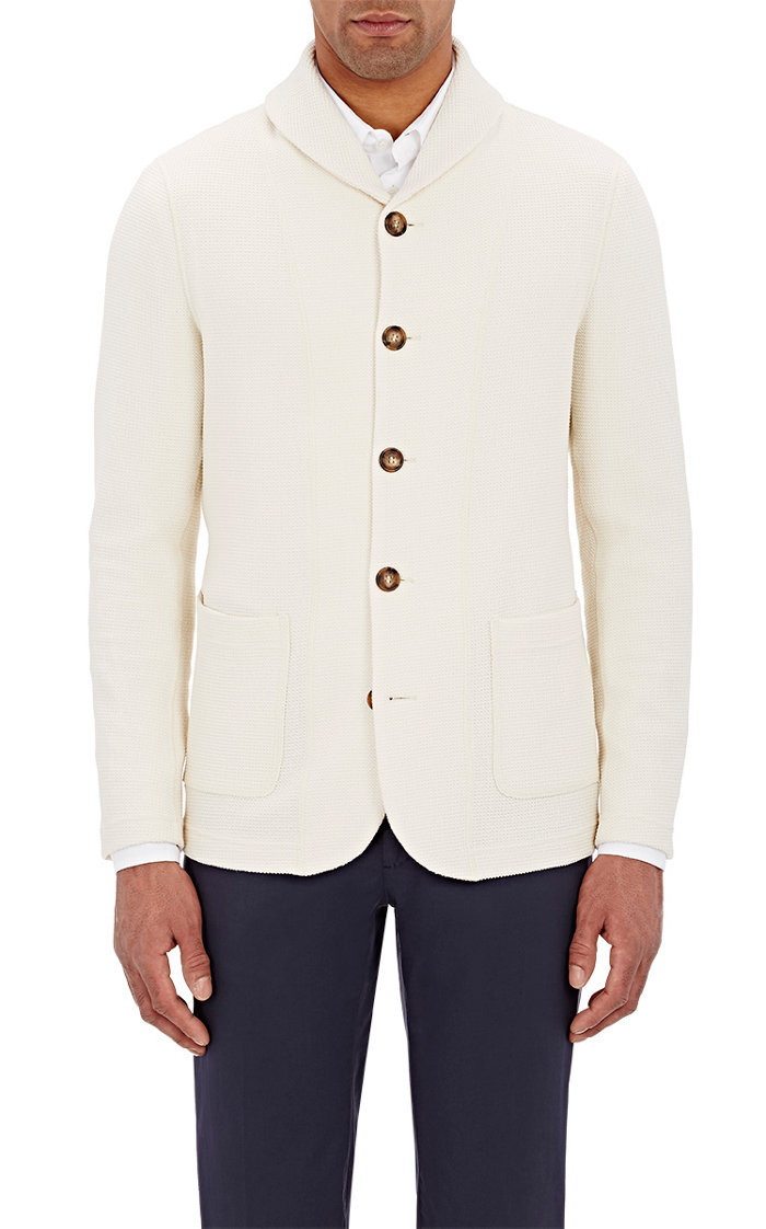 Giorgio Armani Shawl Collar Sweater Jacket