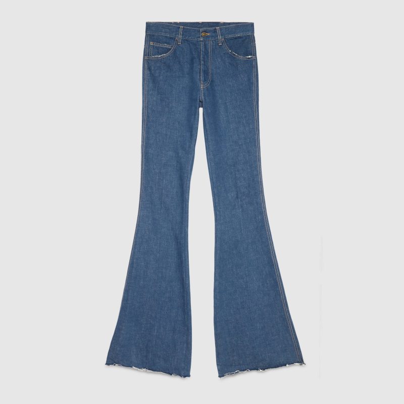 Gucci Men Flare Denim Jeans