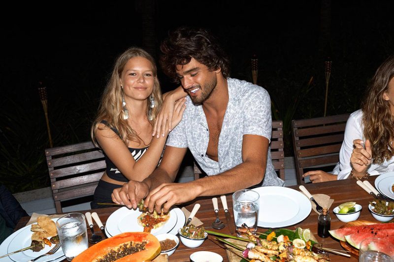 Anna Ewers and Marlon Teixeira couple up for H&M's summer 2016 campaign.