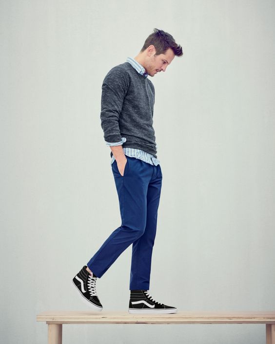 J.Crew champions linen styles with its cotton-linen sweater and smart linen shirt option.