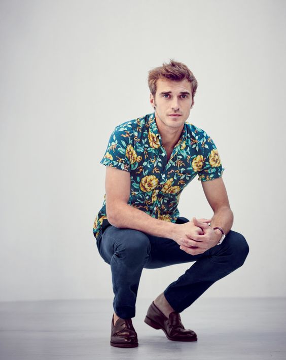 J.Crew embraces the Hawaiian shirt with a slim-fit short-sleeve style.