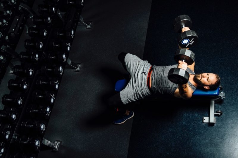 Jake Arrieta captured working out for SAXX.