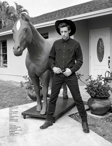 James Jagger 2016 Vogue Hommes Paris Cover Photo Shoot 007