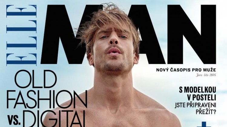 Jason Morgan Goes Nude for Elle Man Czech Cover Shoot