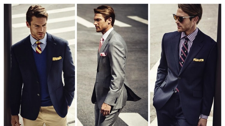 Jason Morgan Dons Fine Suits for House of Fraser Howick Tailored