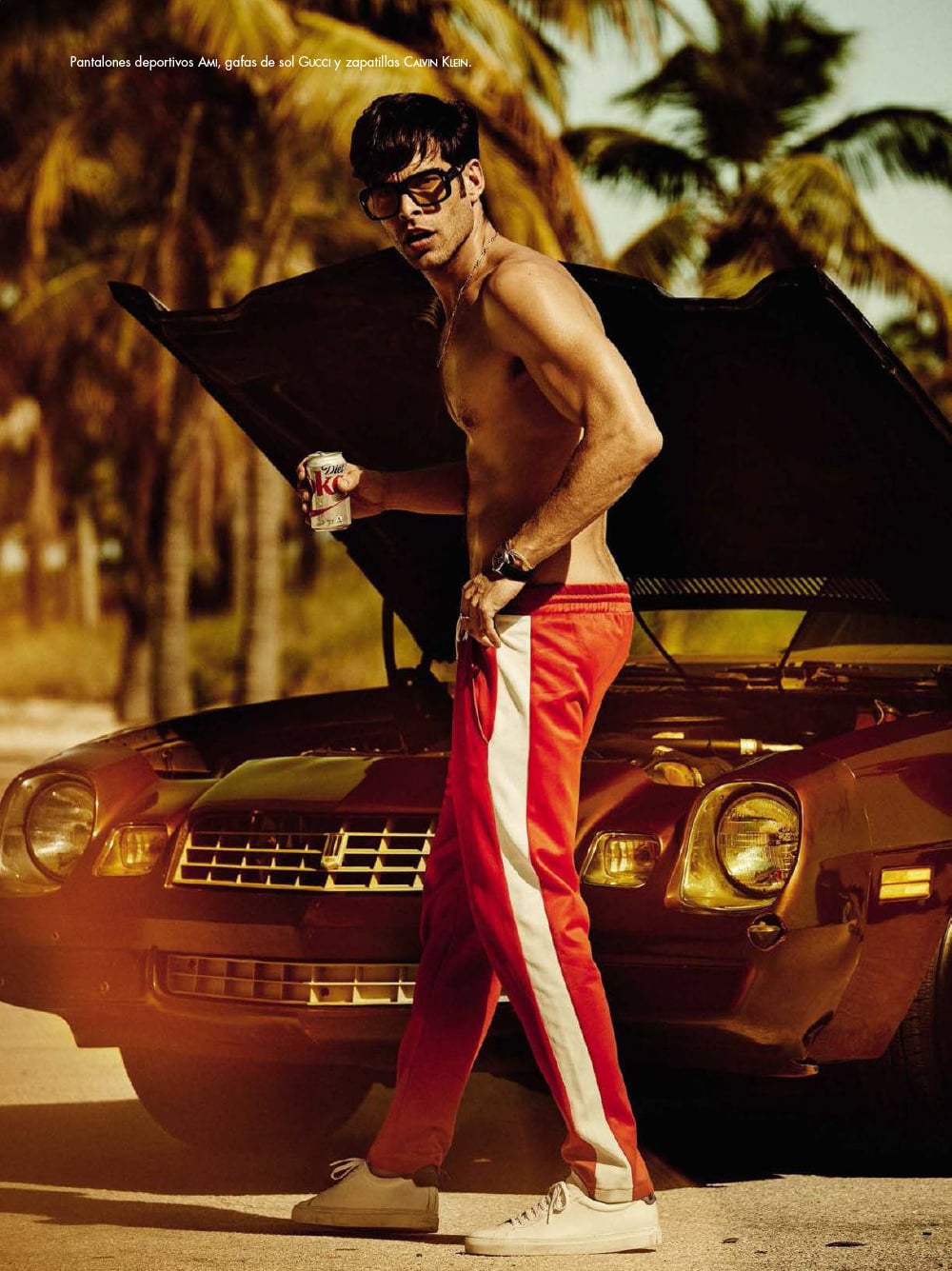 Miami to Havana: Jon Kortajarena Embraces Retro Inspired Fashions for GQ España