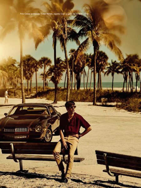 Miami to Havana: Jon Kortajarena Embraces Retro Inspired Fashions for GQ España