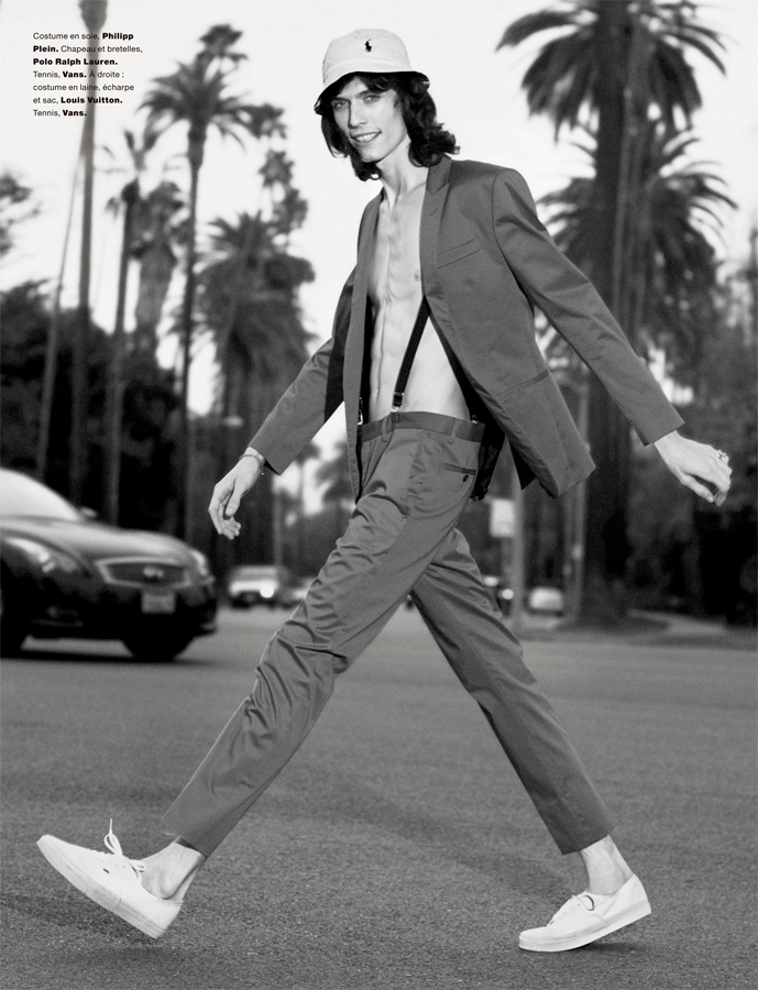 Justin Gossman Struts for Numéro Homme Spread – The Fashionisto