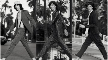 Justin Gossman Struts for Numéro Homme Spread Justin Gossman Struts for Numéro Homme Spread