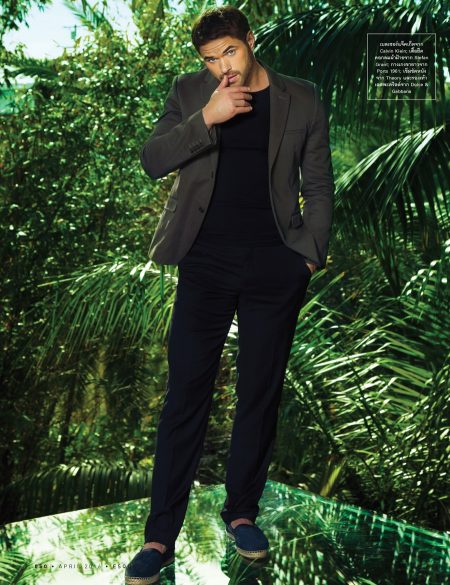 Kellan Lutz Covers Esquire Thailand in Dolce & Gabbana