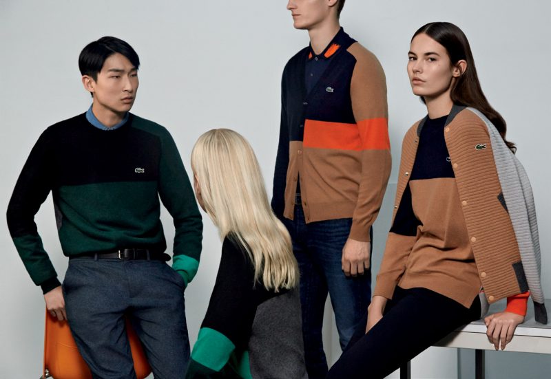 Lacoste Live! embraces colorblocking for its fall-winter 2016 collection.