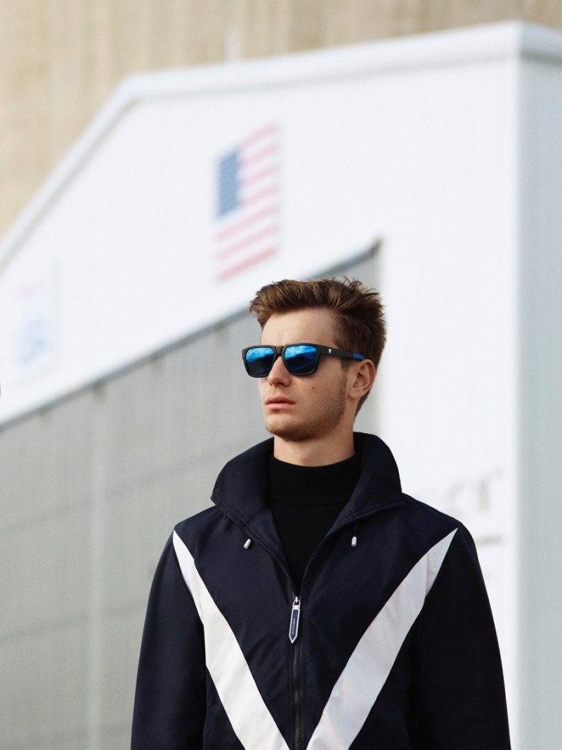 Ben Allen heads outdoors for Louis Vuitton's chic America's Cup Collection.