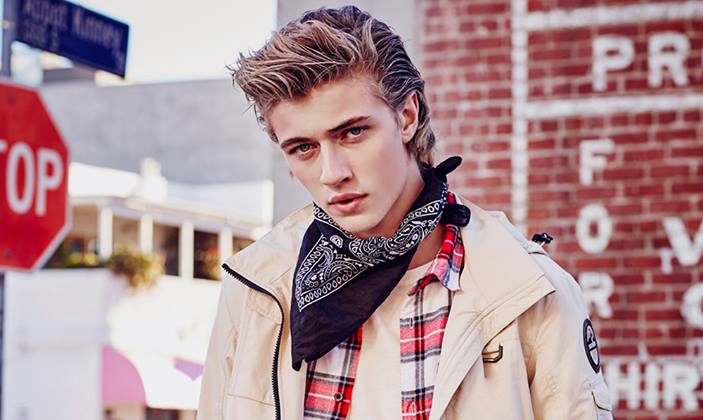Lucky Blue Smith Fronts Isenberg’s Campaign