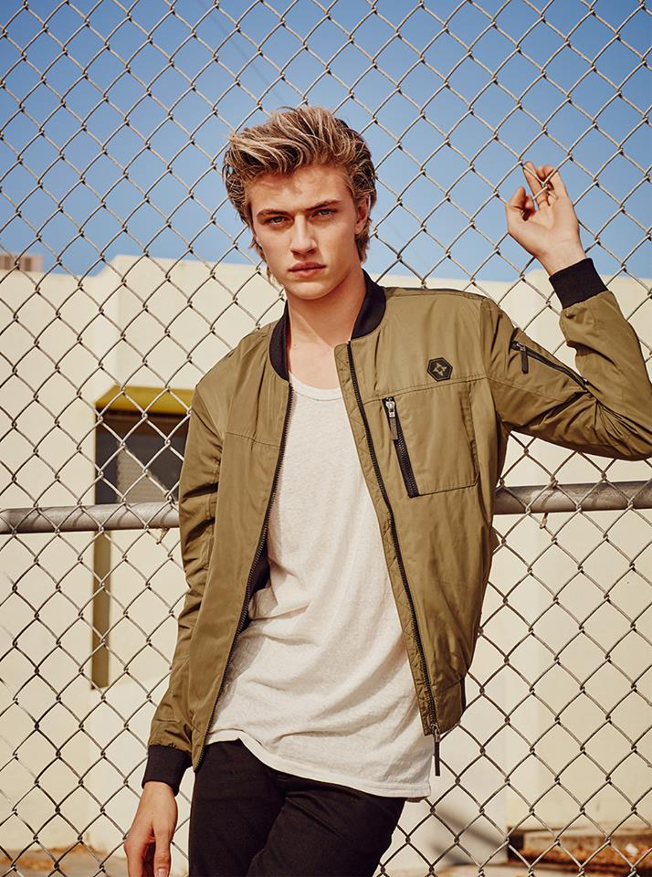 Lucky Blue Smith stars in Isenberg's spring-summer 2016 campaign.