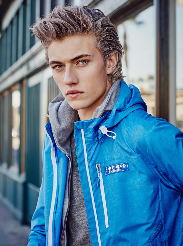 Lucky Blue Smith Fronts Isenberg's Campaign – The Fashionisto