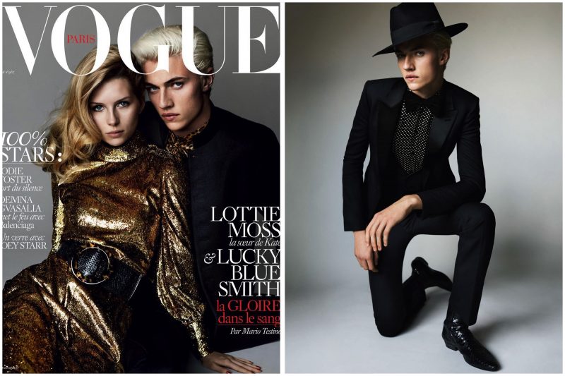 Lucky blue smith 2016 vogue paris