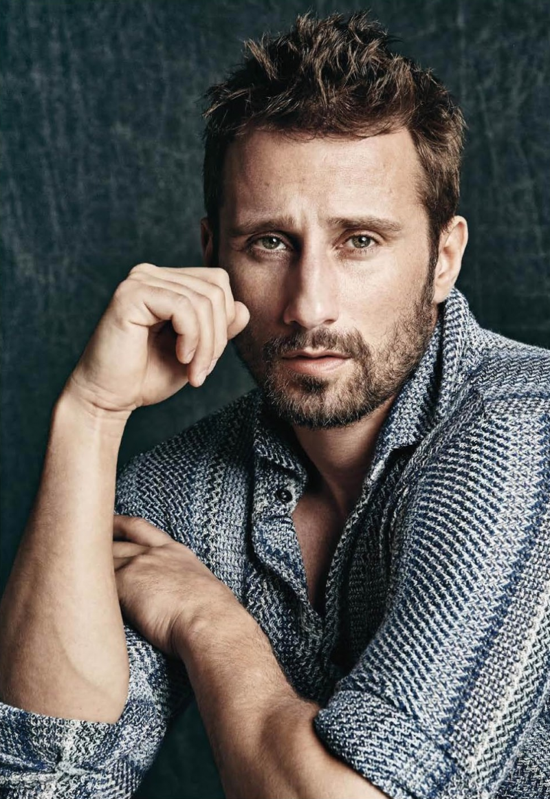 Matthias Schoenaerts photographed by Filip Van Roe for Men's Fashion.