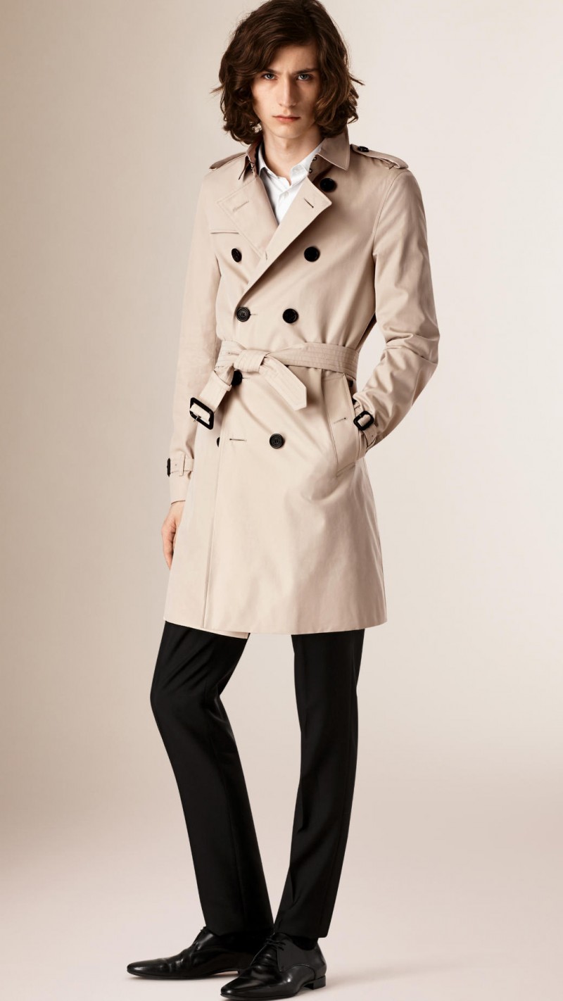 Mr. Burberry Chelsea Long Heritage Trench Coat