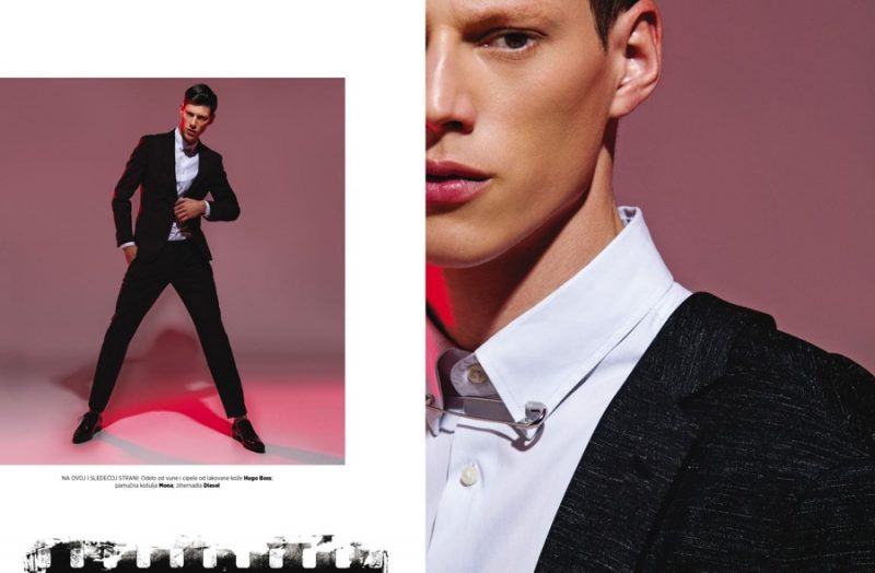 Nemanja Maksic dons a sharp suit from Hugo Boss. » Nemanja Maksic Covers the April 2016 Issue of Harper's Bazaar Man Serbia Nemanja Maksic dons a sharp suit from Hugo Boss.