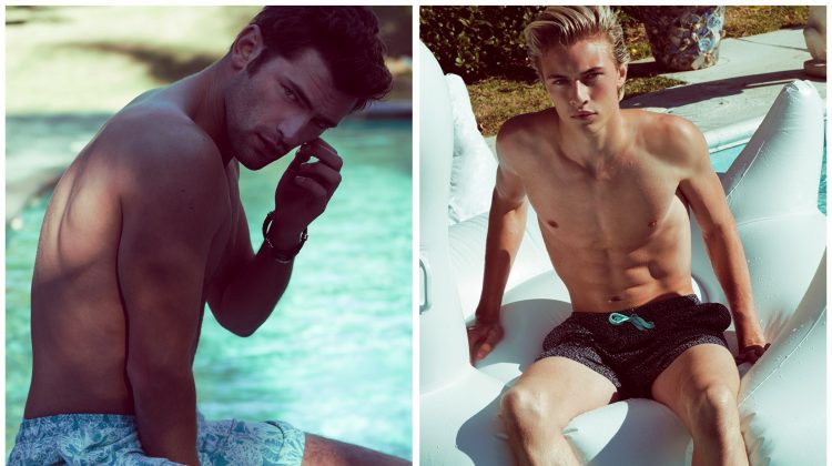 Sean O’Pry & Lucky Blue Smith Take a Dip for Penshoppe’s Summer Campaign