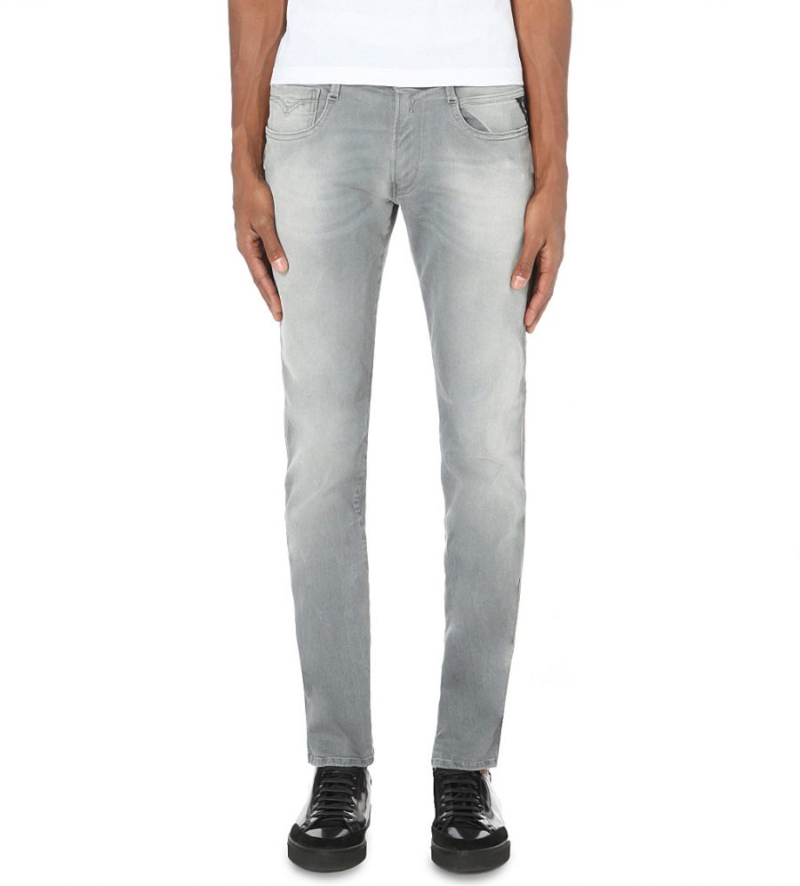 Replay Anbass Hyperfree Slim-Fit Skinny Jeans