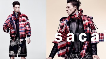 Ash Stymest Mixes Prints for Sacai's Latest Campaign Ash Stymest Mixes Prints for Sacai's Latest Campaign