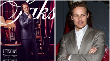 Sam Heughan Covers Saks' Catalogue Sam Heughan Covers Saks' Catalogue