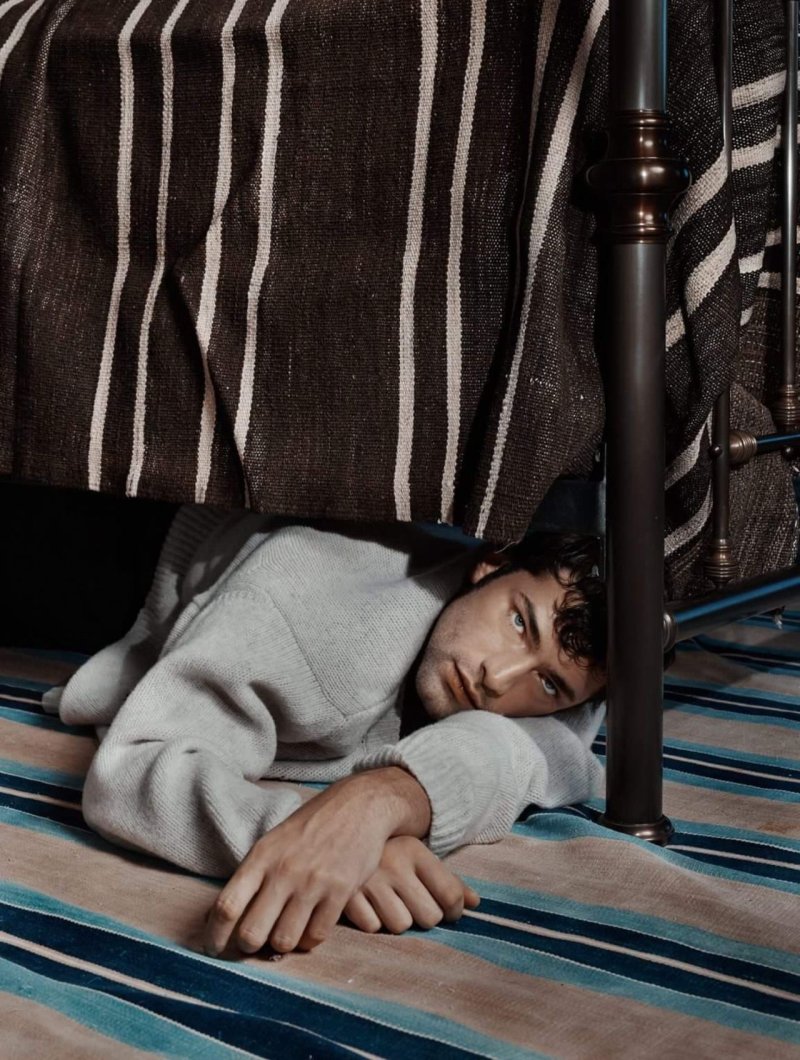 Sean O'Pry photographed by Pieter Henket for Mojeh magazine.