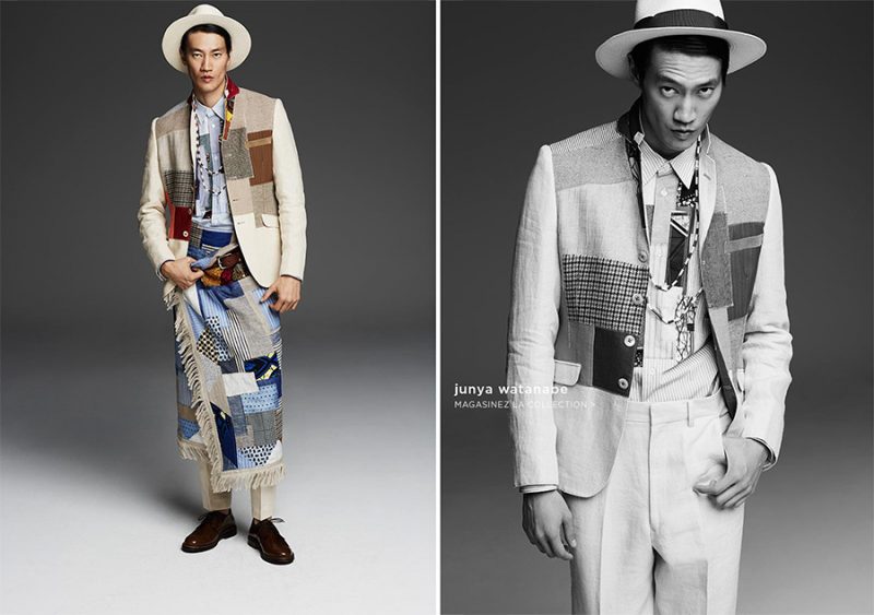 Philip Huang gets into patchwork, courtesy of Junya Watanabe. » See Simons' Designer Proposal for the Season Philip Huang gets into patchwork, courtesy of Junya Watanabe.