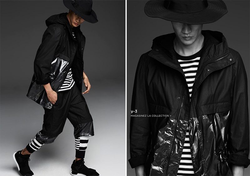 Philip Huang embraces the sporty vision of Y-3 designer Yohji Yamamoto. » See Simons' Designer Proposal for the Season Philip Huang embraces the sporty vision of Y-3 designer Yohji Yamamoto.