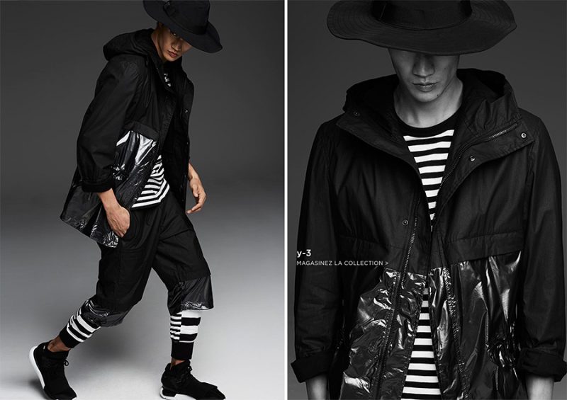 Philip Huang embraces the sporty vision of Y-3 designer Yohji Yamamoto.