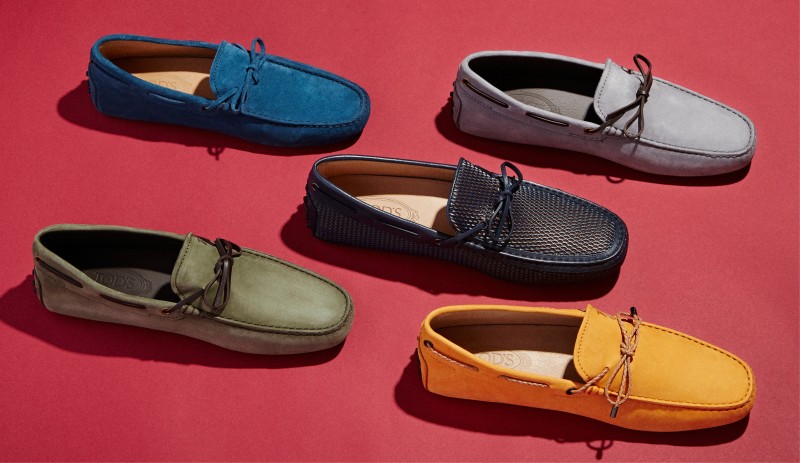 Tod's Drivers in various colorways.