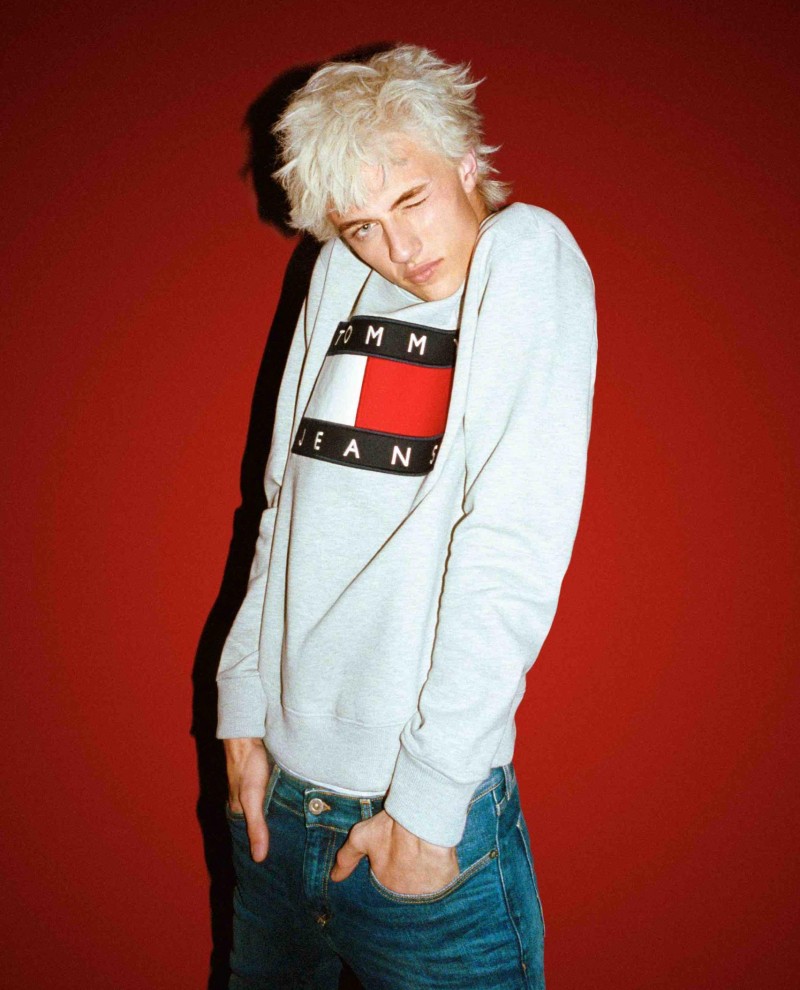 Lucky Blue Smith is front and center for Tommy Hilfiger's Tommy Jeans campaign.