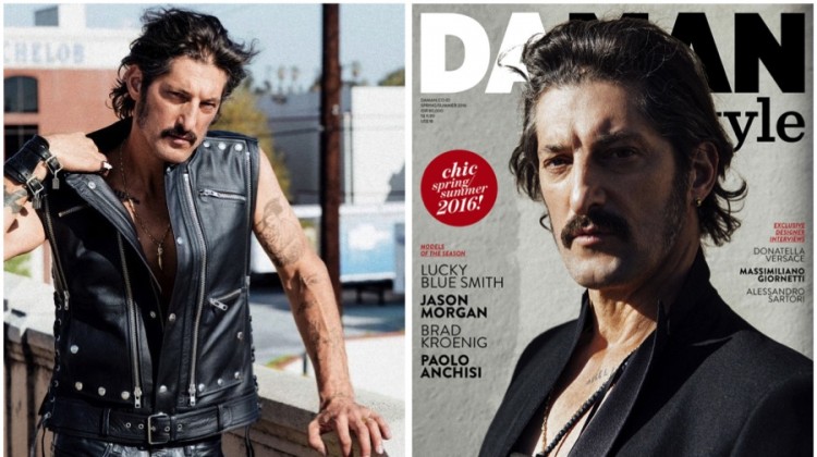Tony Ward Rocks Leather & Black for Da Man Style Cover Story