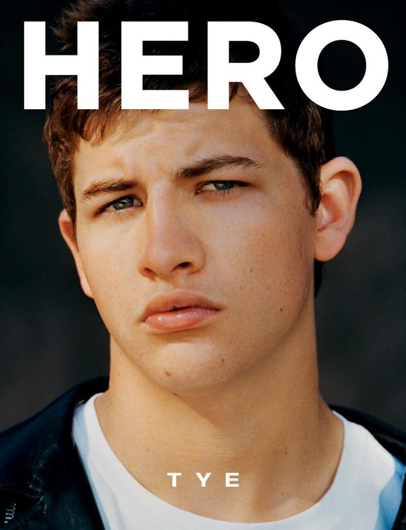 Tye Sheridan covers the fifteenth issue of HERO magazine.