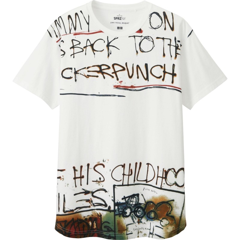 UNIQLO SPRZ NY Jean-Michel Basquiat Graffiti T-Shirt