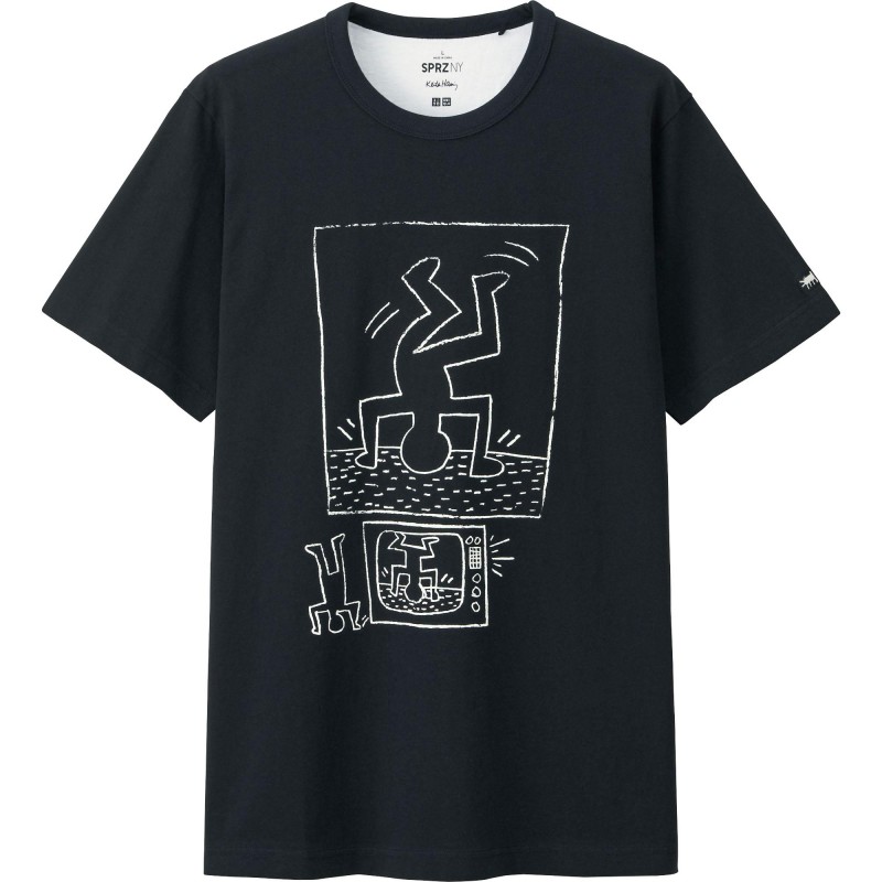 UNIQLO SPRZ NY Black Graphic T-Shirt
