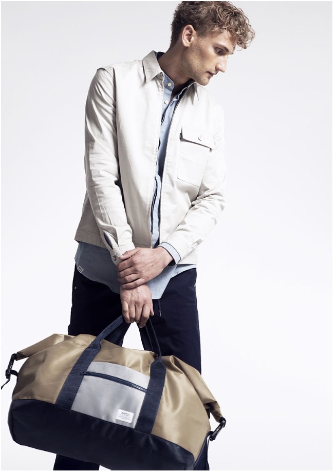 Smart Essentials: WeSC long-sleeve jacket, button-down and chinos.