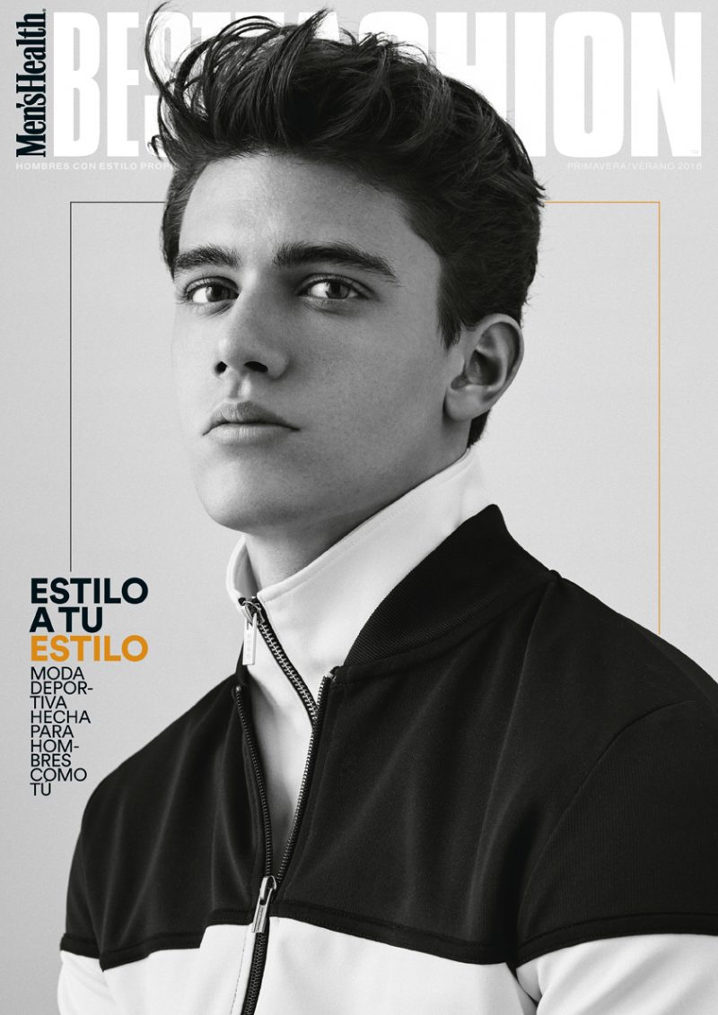 Xavier Serrano goes sporty for Men's Health Spain Best Fashion.