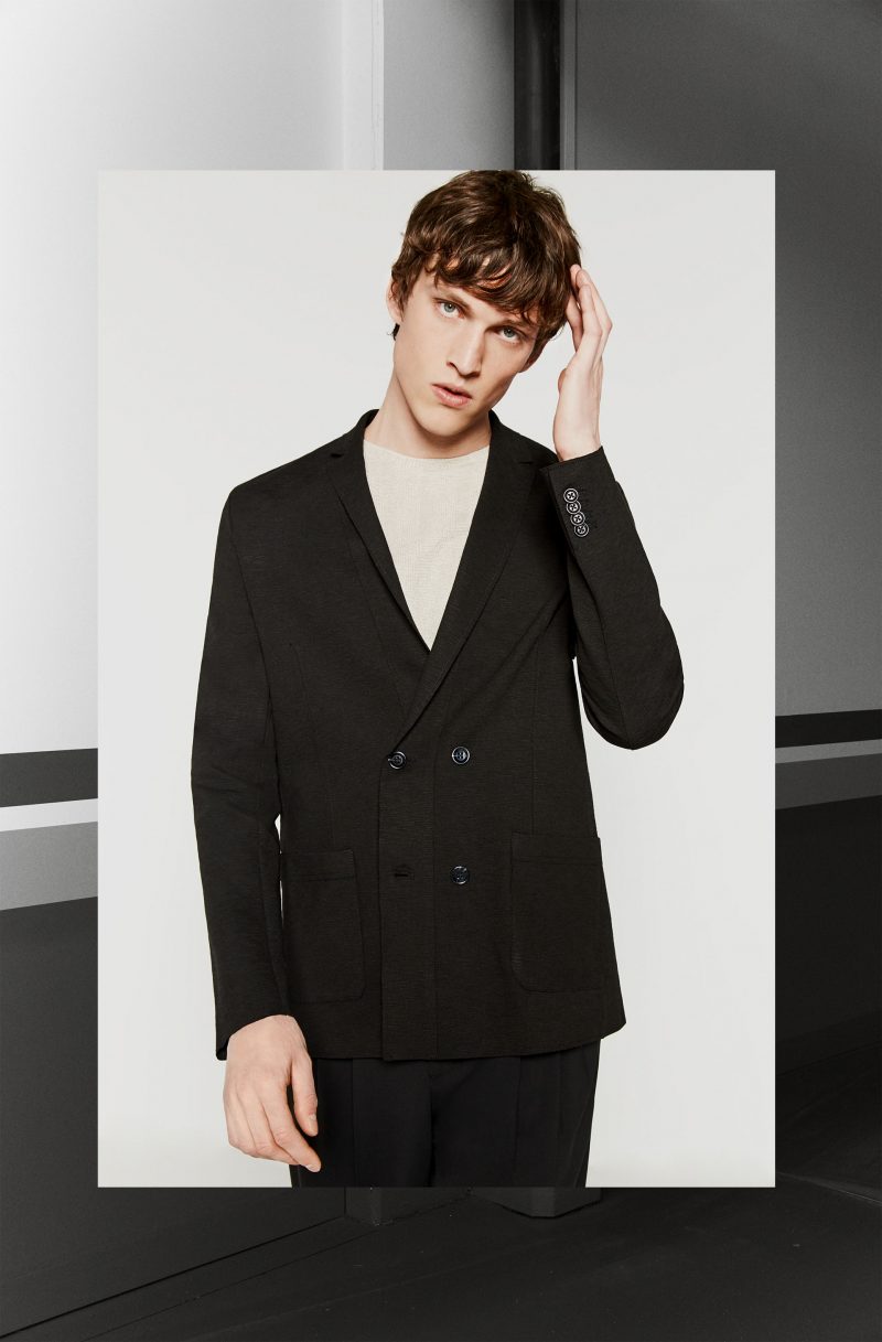 zara double breasted blazer men