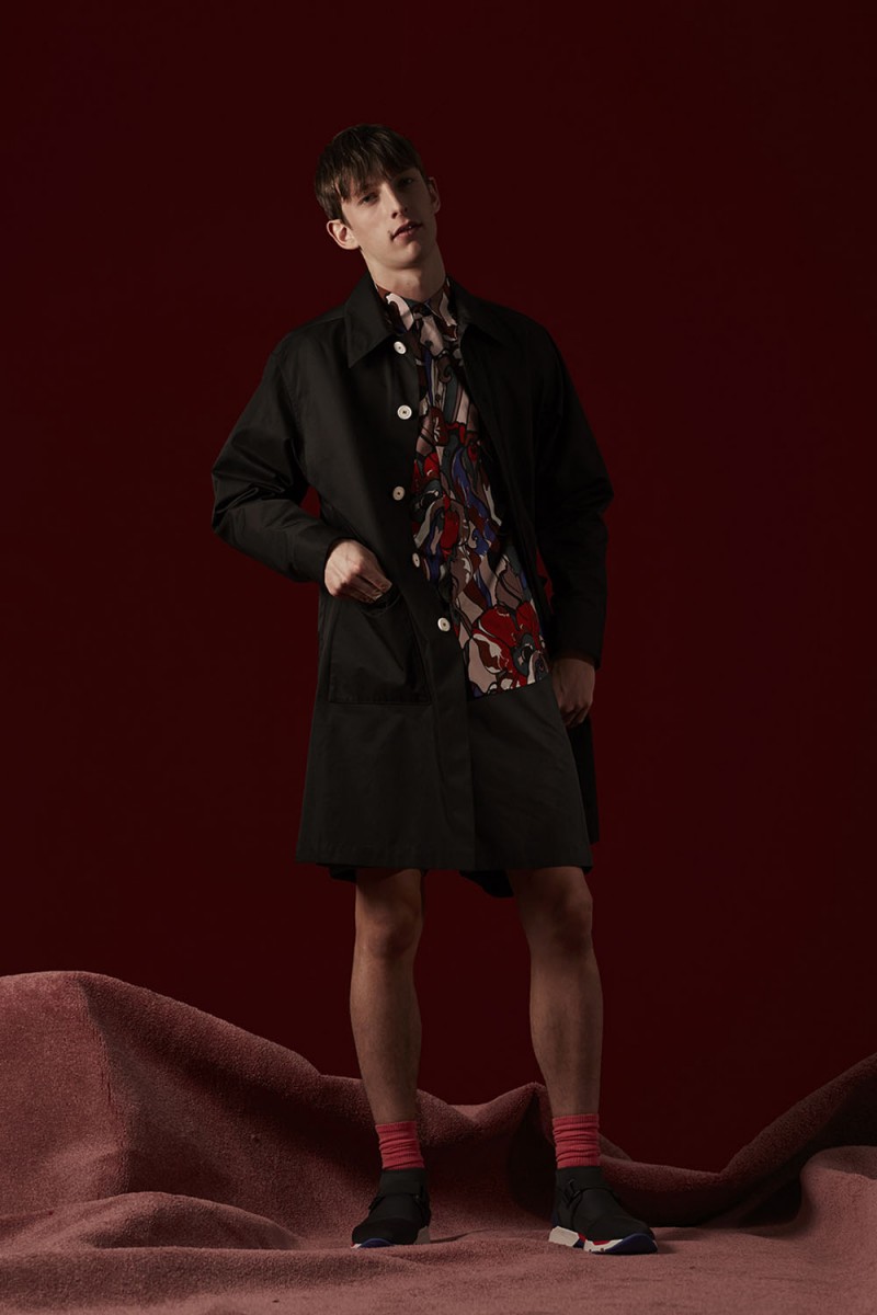 Max Townsend wears all clothes and shoes Marni.