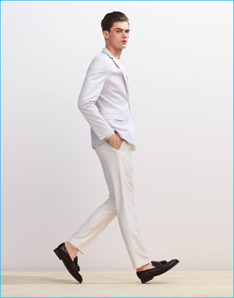 Light summer tailoring finds the perfect companion in ALDO's PALLINI loafers.