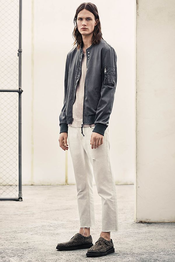 AllSaints Twomey Bomber Jacket, Faxley Crew T-Shirt, Armstrong Pistol Jeans and Arc Shoes