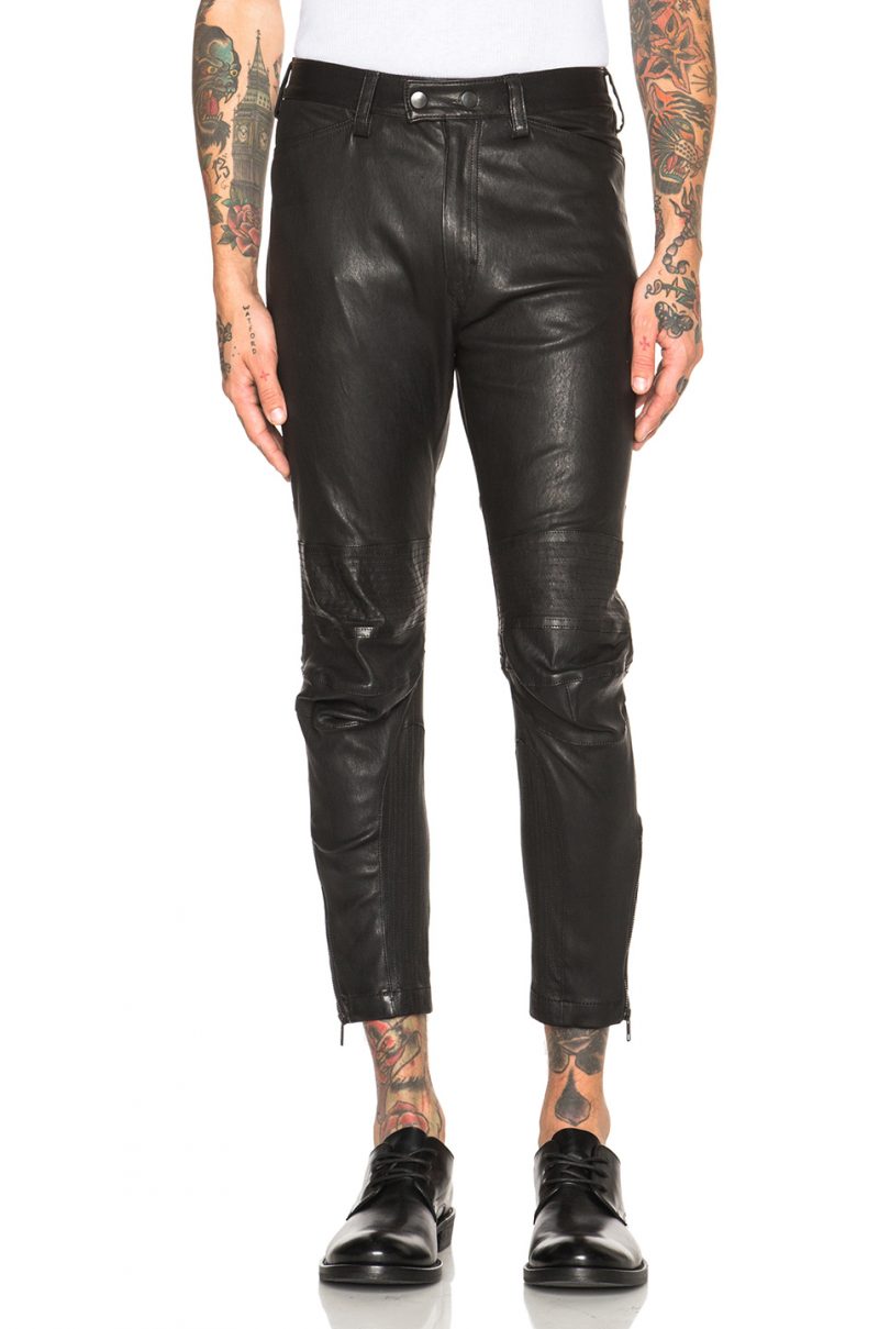 Ann Demeulemeester Leather Trousers