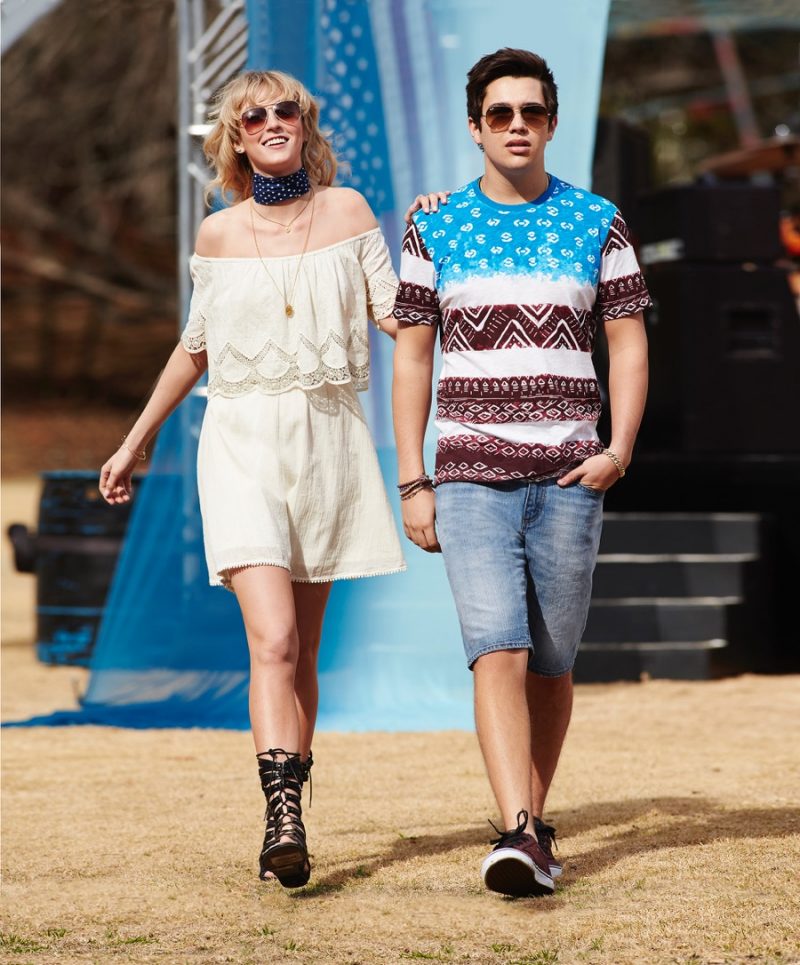 Austin Mahone wears American Rag for Macy's American Icons summer 2016 campaign.