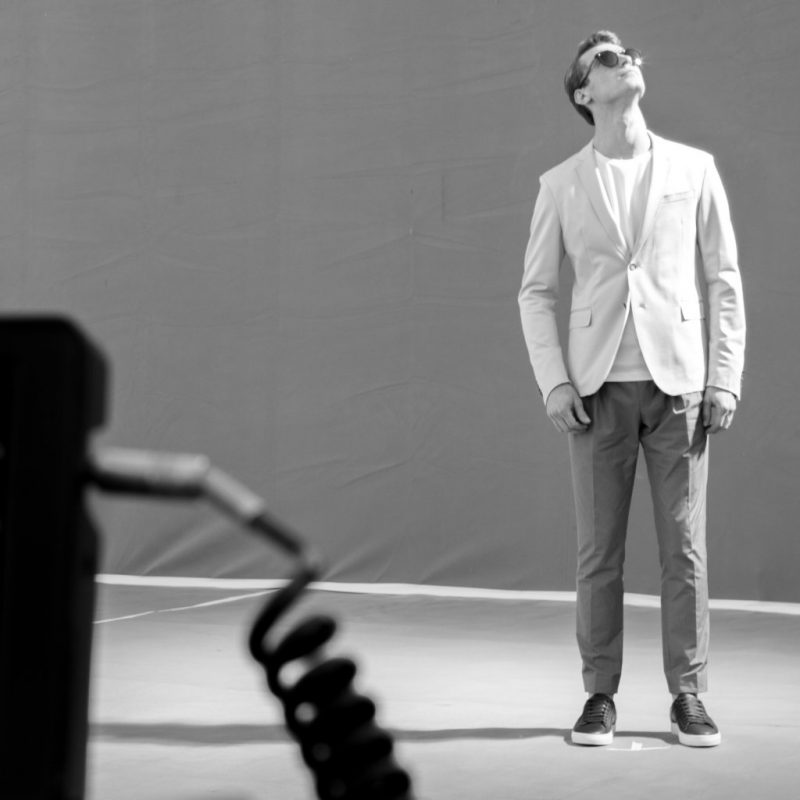 Behind the Scenes: Clément Chabernaud for BOSS 2016 eyewear campaign.