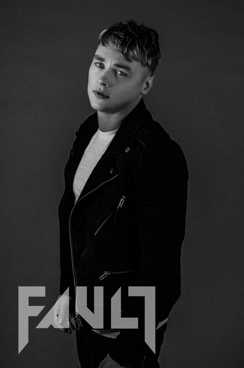 Ben Hardy photographed by Miles Holder for Fault magazine.