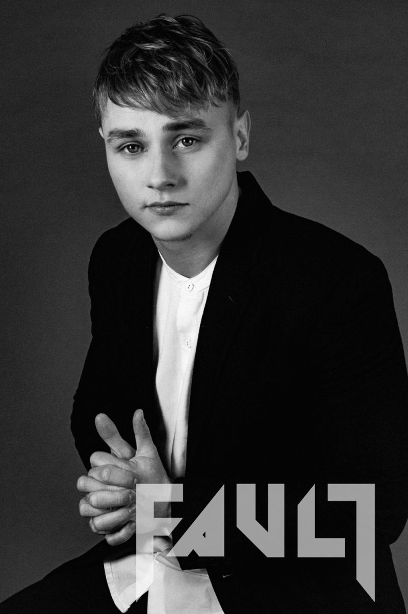 Ben Hardy promotes X-Men: Apocalypse, posing for Fault magazine.